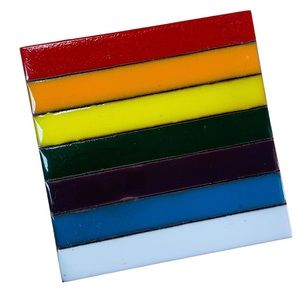 Gay Flag Decorative Mexican Tile